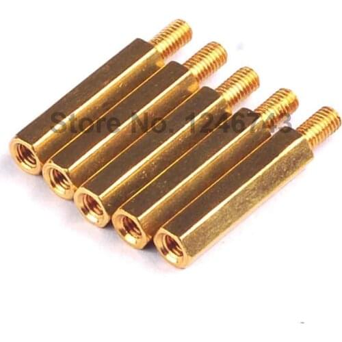 10PCS/LOT 20+6 Copper Pillars Height M3 (Thread 6 mm)