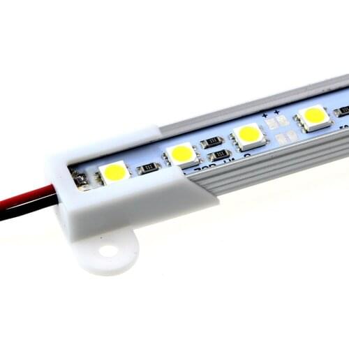 10pcs SMD 5050 36 LEDs 50cm led bar light No waterproof U Aluminum Shell DC 12V Cold/Warm White tube LED hard luces strip Light