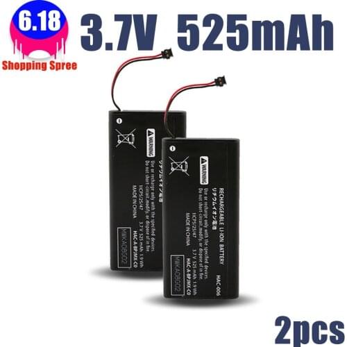 2pcs Li-ion Battery HAC-006 HAC-BPJPA-C0 HAC-015/016 HAC-A-JCL-C0 for Nintendo SWITCH NS joy-con Gamepad game controller