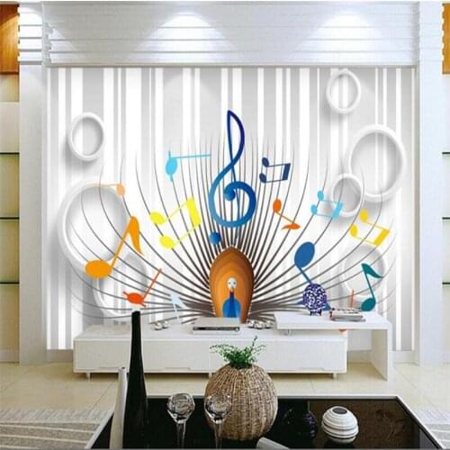 Beibehang 3d custom wall paper peacock hand painted sofa sitting room 3 d wallpaper photo home decoration wallpaper for walls