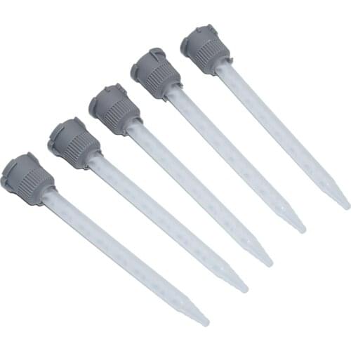 5pc 1:1 Static Mixing Nozzles 111mm Epoxies Adhesives Mixer Resin AB Glue Mixing Tube Set for Manual Glue Gun Dispenser Tools