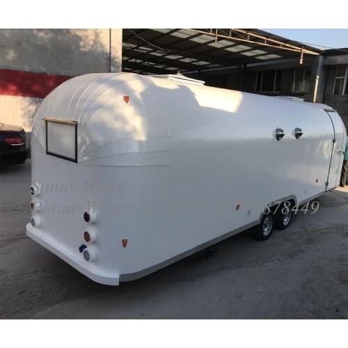 7m length New Airstreams Hot dogs Food cart Mobile Ice Cream Food Truck with all kitchen equipment