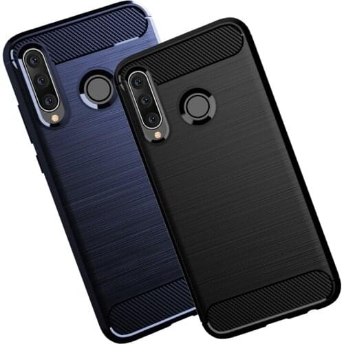 For Honor 10i Cover Flexible TPU Silicone Carbon Fiber Pattern Brushed Cases For Huawei Honor10i Honor 10i 10 Lite Case