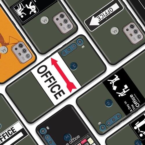 Phone case For Moto G30 G10 G9 G8 Power play G stylus one 5G hyper E6s Edge plus caso tpu fundsa coque TV Series The Office