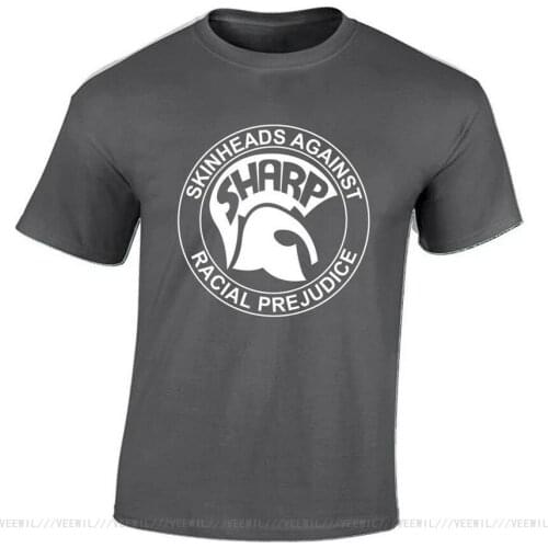 SHARP Skinhead T-Shirt S-5XL Anti Racism Mens Gyms Fitness Tee Tshirt