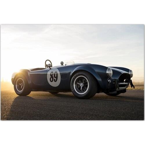 1964 Shelby Cobra 289 Classic Car Poster and Print Wall Art Canvas Painting Wall Picture For Living Room Decor Home Decoration