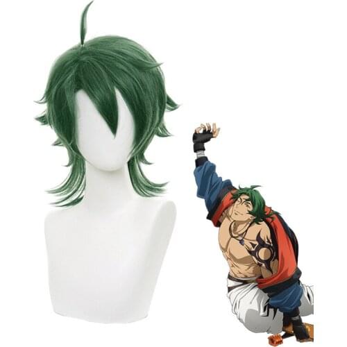 SK8 the Infinity Joe Green Short Wig Cosplay Costume SK Eight Heat Resistant Synthetic Hair SK∞ Men Women Carnival Party Wigs