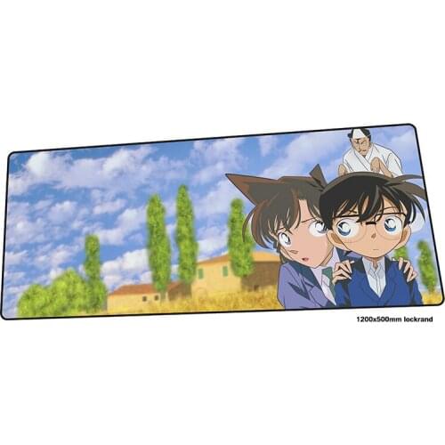 Detective Conan mouse pad 1200x500mm mousepads Domineering gaming mousepad gamer Professional mouse pads keyboard pc pad