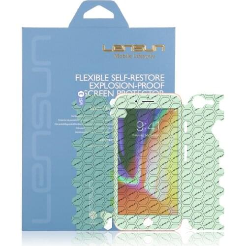 LENSUN Nano Flexible Self-Restore Full Cover Protective Film For iPhone 8 Screen Protector