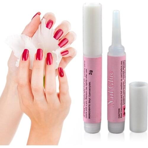 Mini Beauty Nail Glue False Art Decorate Tips Acrylic Glue Nail Accessories False Nail Extension Glue For Rhinestones TSLM1