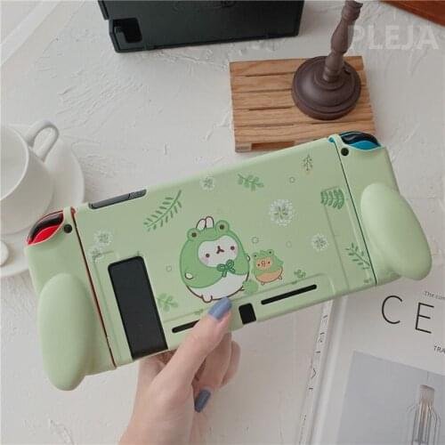 Funny Cartoon Rabbit TPU Soft Silicone Case For Nintendo Nintend Switch Protection Cover Cute Game Console Cases Accessories