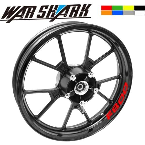 New Motorcycle wheel decals Reflective stickers rim stripes For BMW F800 F800R F800S F800GS F800GT F800RT