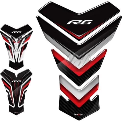 NEW 3D Resin Motorcycle Tank Pad Protector Sticker Case for Yamaha YZF-R6 R6 All Year