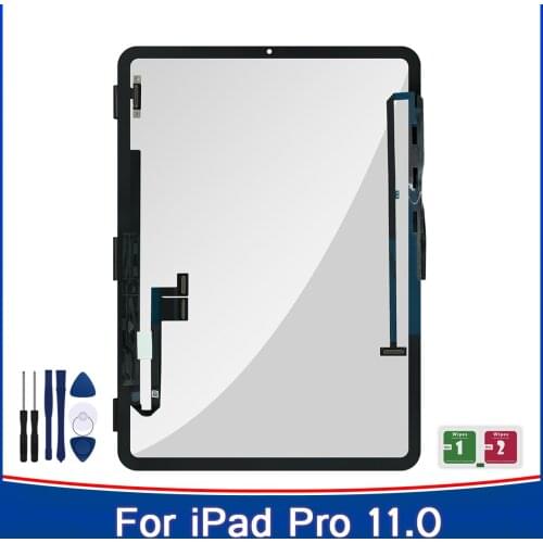 NEW TouchScreen For iPad Pro 11 A1980 A1934 A1979 Touch Screen Panel Glass Digitizer Repair Parts + Tools