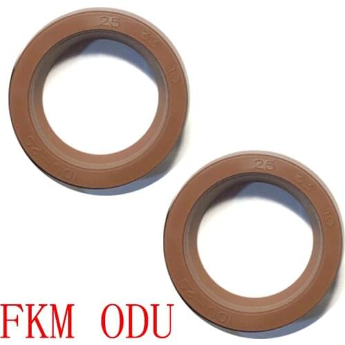 ODU YXD 130*118*14 130x118x14 135*119*18 135x119x18 Brown Fluoro FKM Hydraulic Piston Rod Grooved U Lip O Ring Gasket Oil Seal