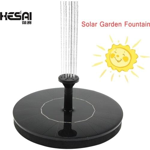Solar Garden Fountain Solar Water Pump Solar Panel Floating Pump Irrigation System Garden Decoration 180L / H