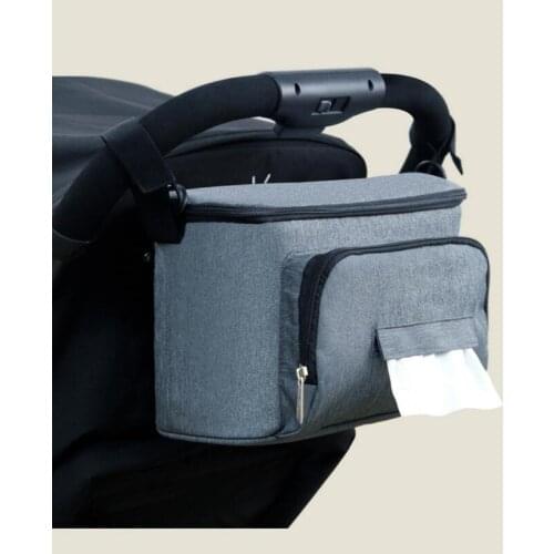 Baby Stroller Bag Organizer Bag Nappy Diaper Mummy Bag Mama Carriage Buggy Pram Cart Basket Hook Stroller Accessories