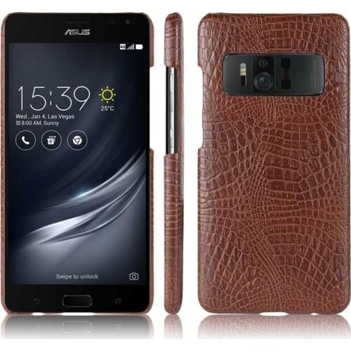 SUNBIN Luxury PU Leather Case For ASUS ZenFone AR (ZS571KL) 5.7" Crocodile Skin Back Cover Phone Protective Cases phone bag