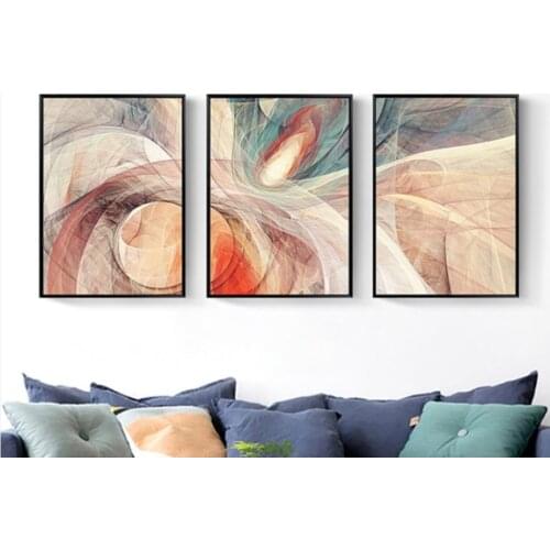 3pcs Burning clouds modern abstract canvas Posters and Prints Coffee Kitchen Living Room hotel Decorative Painting wall art
