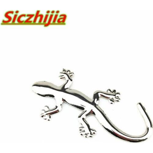 Gecko 3D car motorcycle logo badge for Skoda Octavia Fabia Rapid Superb Yeti Roomster