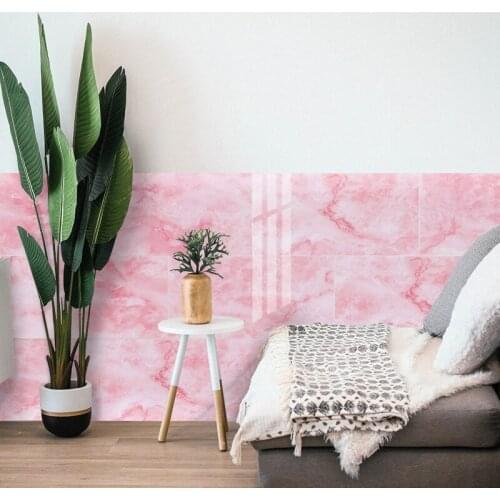 4pcs Crystal Marble Tile Floor Stickers Waterproof PVC Ground Wall Decal Wallpapers Self Adhesive DIY Bathroom Decor