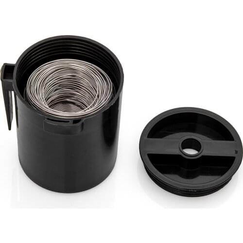 60M Universal Stainless Steel Safety Wire Lockwire Corrosion Resistant 0.8mm Diameter with Can Storage box