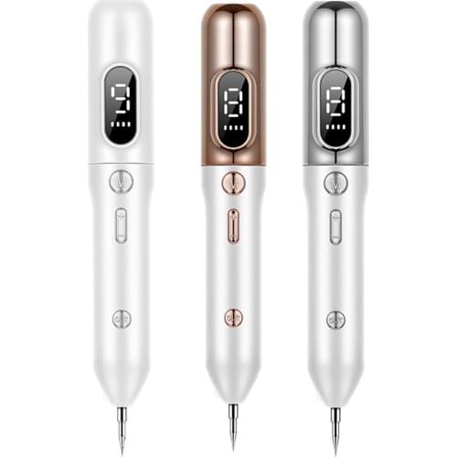 9 Level LCD Face Skin Dark Spot Remover Mole Tattoo Removal Laser Plasma Pen Machine Facial Freckle Tag Wart Removal Beauty Care