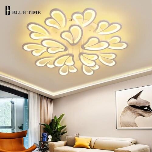 Acrylic LED Chandeliers Modern LED Ceiling Chandelier Home Lamps For Living Room Bedroom kitchen Surface Mounted Indoor Lights