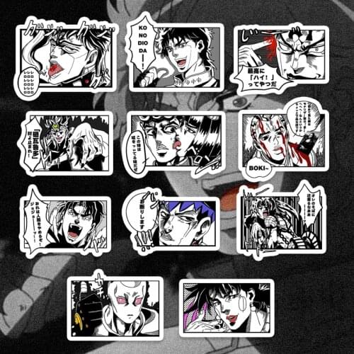 Anime JoJos Bizarre Adventure DIO Kakyoin Noriaki Keychain Bag Transparent Acrylic Bags Pendant Toy Game Keyring Cosplay