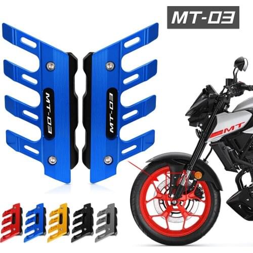 FOR YAMAHA MT03 MT-03 MT 03 2002 2003 2004 2005-2021 Motorcycle CNC mudguard side protection block front fender anti-fall slider
