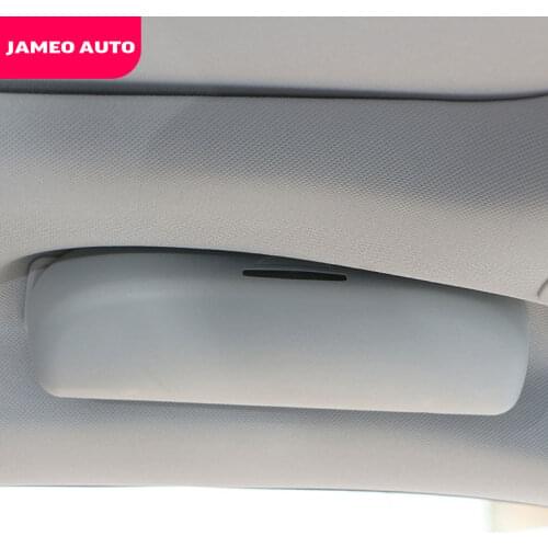 Jameo Auto Car Glasses Case Box Suitable for Skoda Karoq Kodiaq 2018 2019 Car Styling Sunglasses Holder Box Accessories