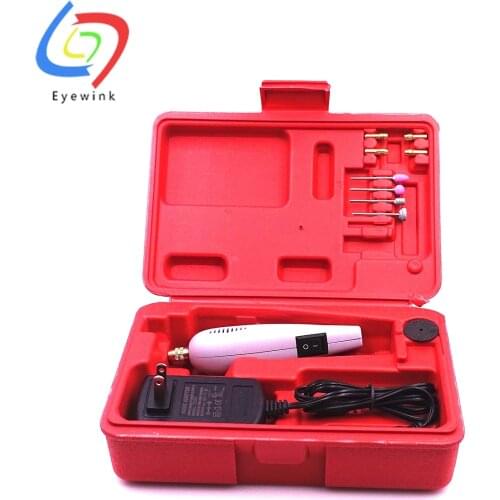 Dremel Mini electric drill+ 15pcs grinding accessories + adapter Multifunction Engraving machine Electric tool set kit