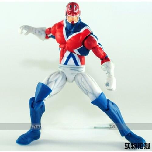 MARVEL COMIC Superhero Series Captain Britain Brian Braddock Joints Movable Action Figure Model Ornament Toys Boy Gifts
