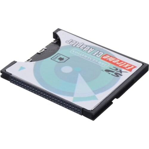 Camera SD SDHC SDXC to High-Speed Extreme Compact Flash CF Type I Memory Card Adapter