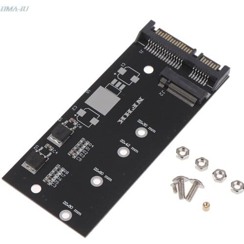 1set high efficiency M.2 NVME SSD Convert Adapter Card NVME/AHCI SSD Upgraded Kit for SATA revision I/II/III (1.5/3.0/6.0 Gbps)