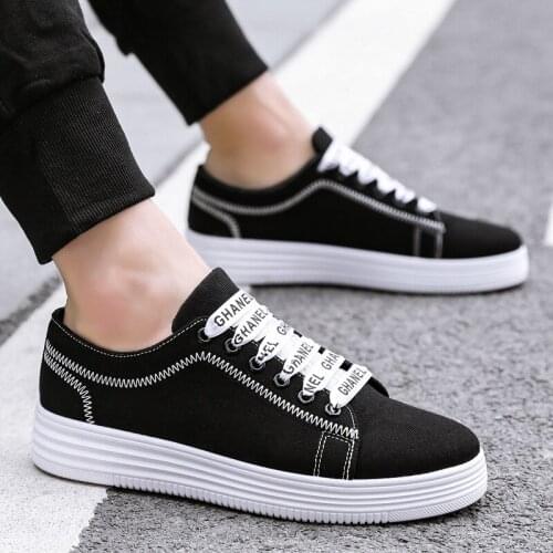 Shoes Men Spring and autumn White Sneakers Canvas Shoes Men Fashion Vulcanize Shoes Casual shoes