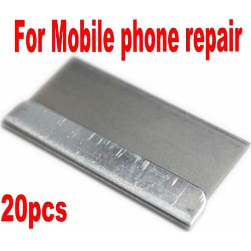 20pcs remove glue blade For Mobile phone repair LCD screen oca glue for single edge security guard blade tools sharp blade knife