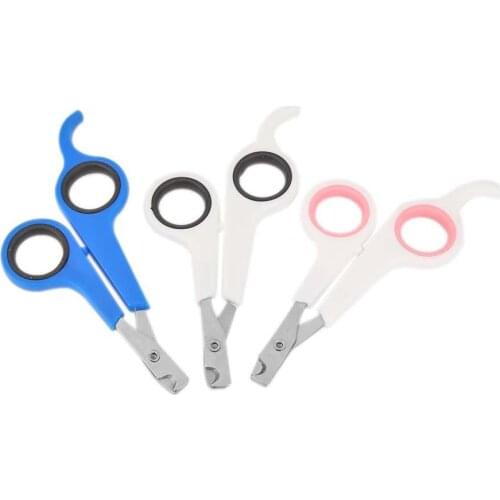 Pet Dog Nail Toe Clippers Scissors Trimmers Cutter Tool Stainless Steel ABS Handle Nailclipper Dog Grooming Tools Supplies