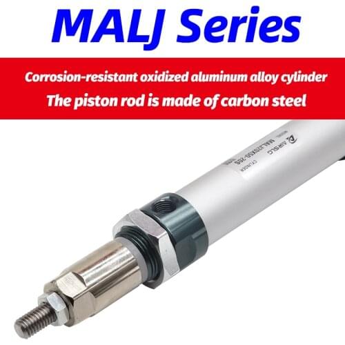 MALJ adjustable stroke pneumatic cylinder double acting single rod MALJ20-25 MALJ20-50 MALJ20-75 MALJ20-100