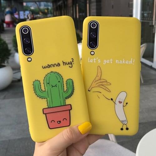 Cute Nacked Banana Silicone Case for Xiaomi mi 9 mi9 se 9 lite Ultra Thin TPU Phone Back Cover Coque Funda for Xiaomi9 Xiomi Mi9