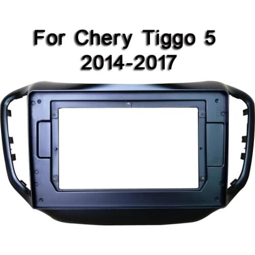 For Chery Tiggo 5 2014-2017 Car Fascias Navigation Frame Dash Frame Kit For 10"~10.2"DVD player plate pash Bezel trim kit