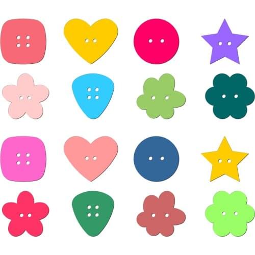 New Buttons Wooden Die Scrapbooking C2955 Cutting Dies Multiple Sizes Compatible With Most Die Cutting Machines