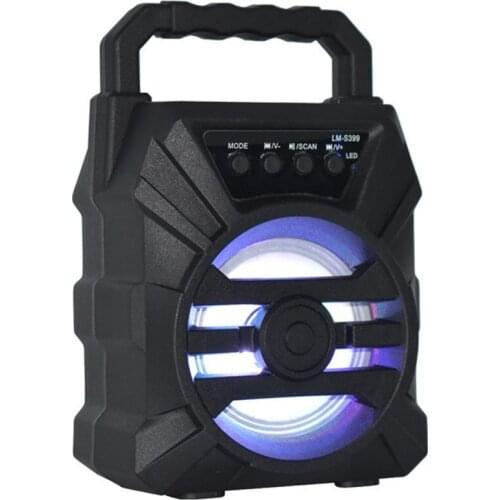 Portable Mini Wireless Speaker Card Subwoofer Creative Home Desktop Small Size And Powerful Sound Long Battery Life Speaker