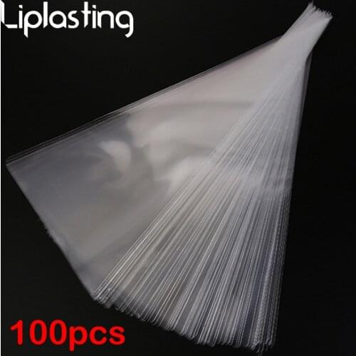 100pcs Transparent Cone Candy Bag candy packing Bags Wedding Birthday Party Decoration Sweet Cellophane Storage Packaging Bag