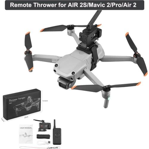 Remote Thrower for DJI Mavic 2/Pro/Air 2/Air 2S/FIMI X8SE Phantom 3 4 Fishing Bait Delivery Parabolic Drone Air-Dropping System