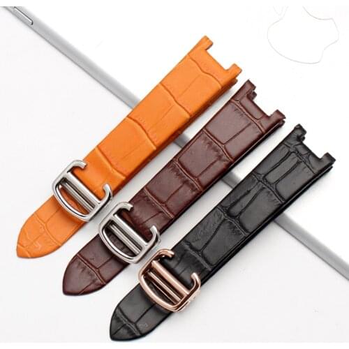 Genuine leatehr watchband 20*12mm special for PASHA W3108/HPI004 women watch strap high quality bracelet