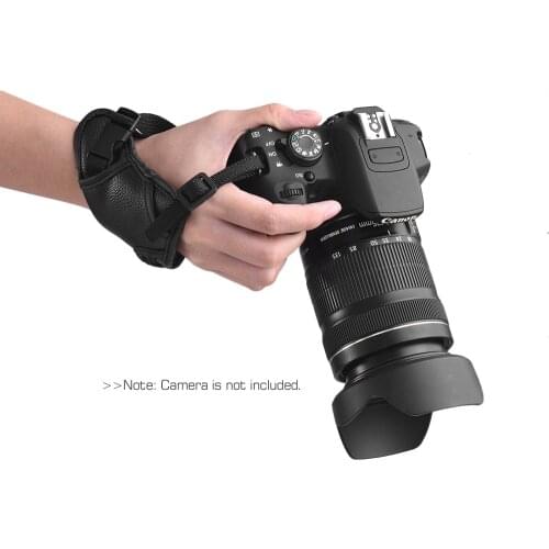 2018 New Camera Padded Wrist Grip Strap Professional Leather for Canon Nikon Sony Olympus Pentax Fujifilm DSLR Camera