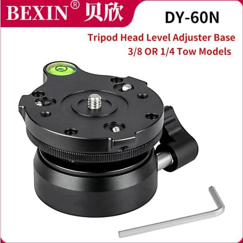 Camera accessories shooting level adjuster base niveladora tripode quick release mount adapter for dslr camera tripod