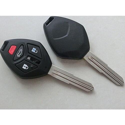 3+1 Buttons Replacement Remote Key Shell Case For Mitsubishi Eclipse (With Rubber button )Fob key Cover 5PCS/lot
