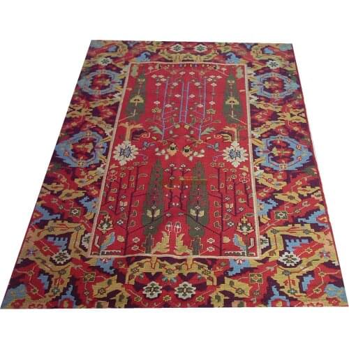 SOUMAK Sue mike pure New Zealand wool hand-woven exotic ethnic wind three-dimensional woven carpet gc150sa001